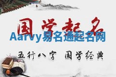 Aarvy易名通起名网 Aarvy易名通起名网