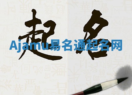 Ajamu易名通起名网 Ajamu易名通起名网