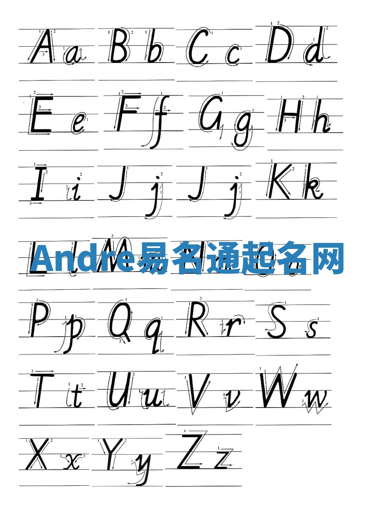 Andre易名通起名网