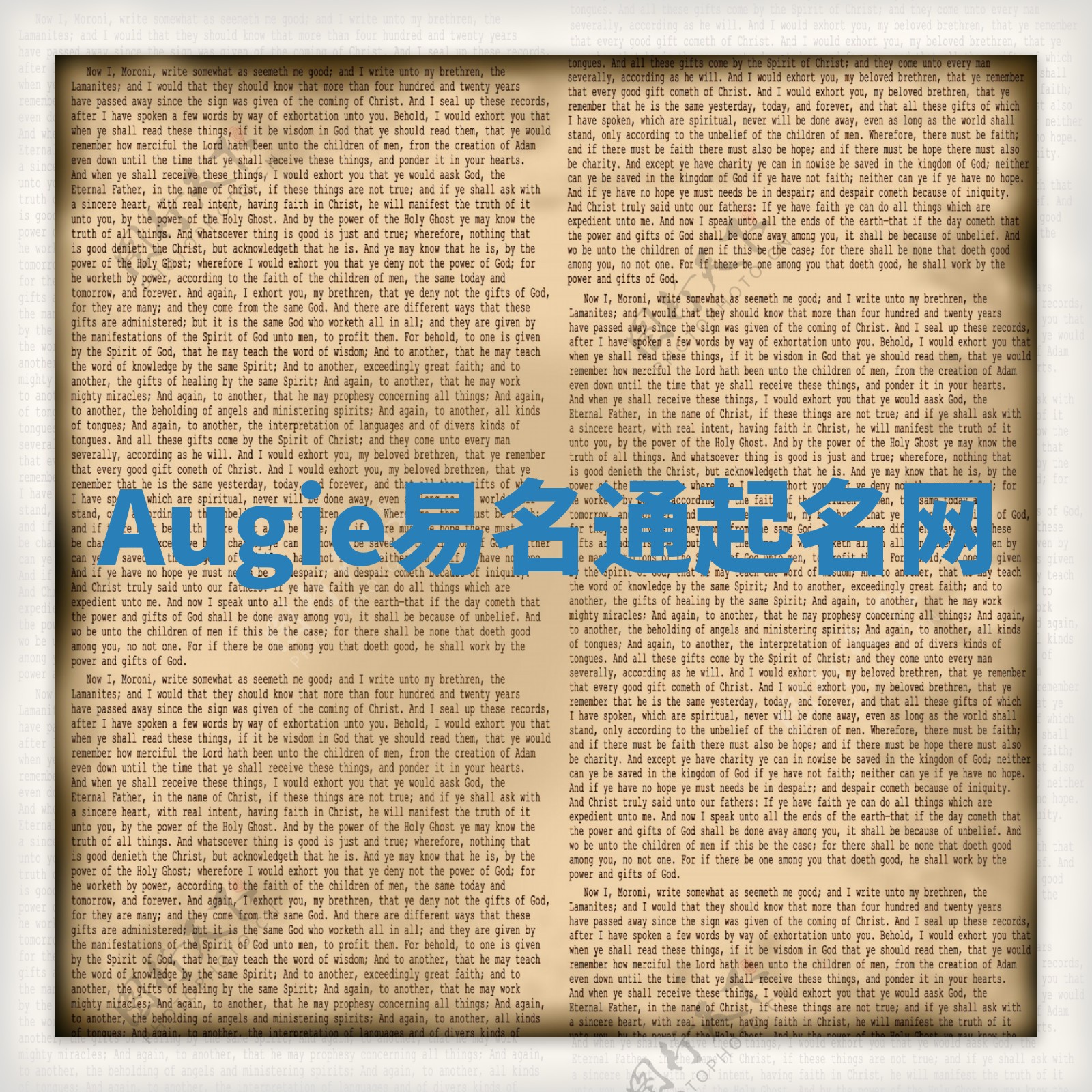 Augie易名通起名网