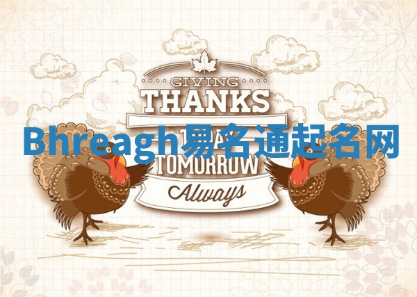 Bhreagh易名通起名网