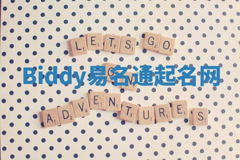 Biddy易名通起名网 Biddy易名通起名网
