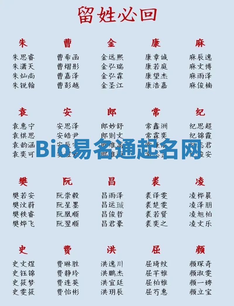 Bio易名通起名网