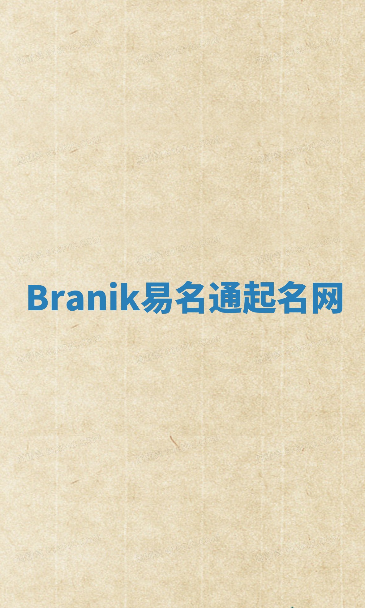 Branik易名通起名网