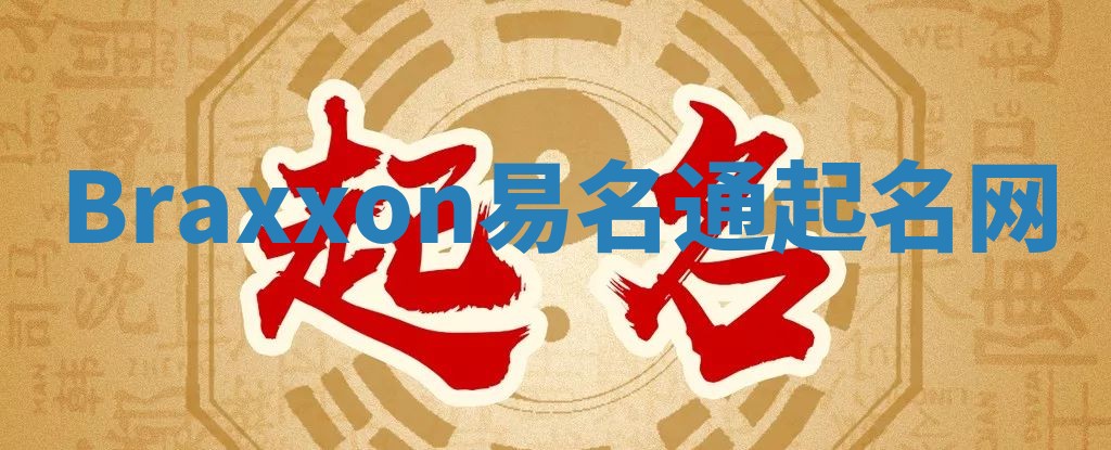 Braxxon易名通起名网
