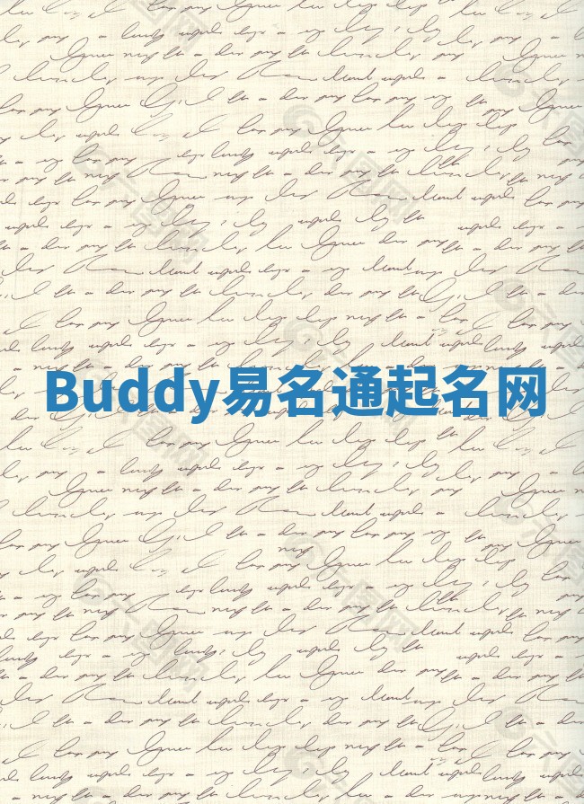 Buddy易名通起名网