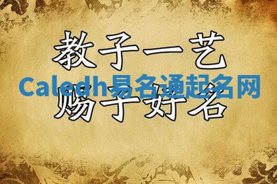 Caledh易名通起名网