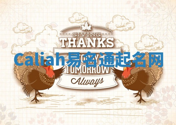 Caliah易名通起名网 Caliah易名通起名网