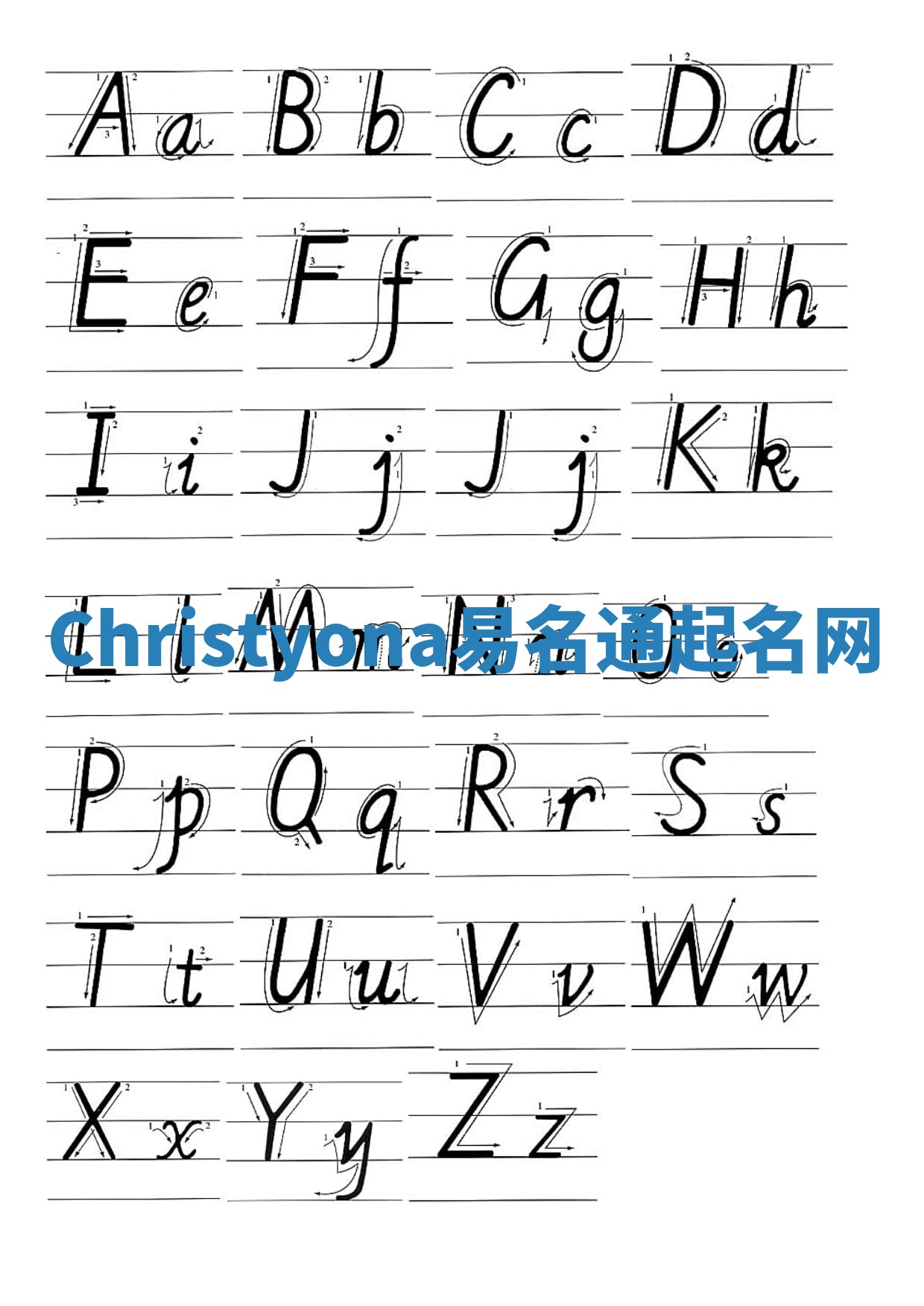 Christyona易名通起名网