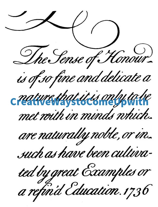 Creative Ways to Come Up with 