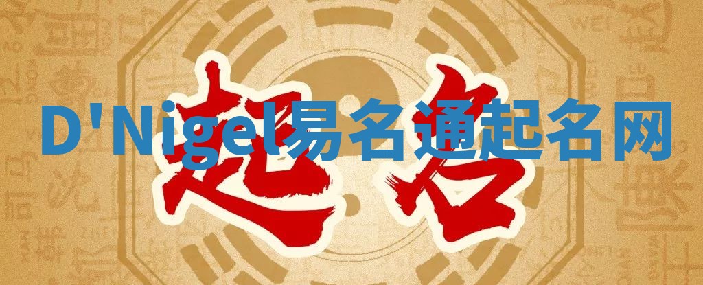 D'Nigel易名通起名网