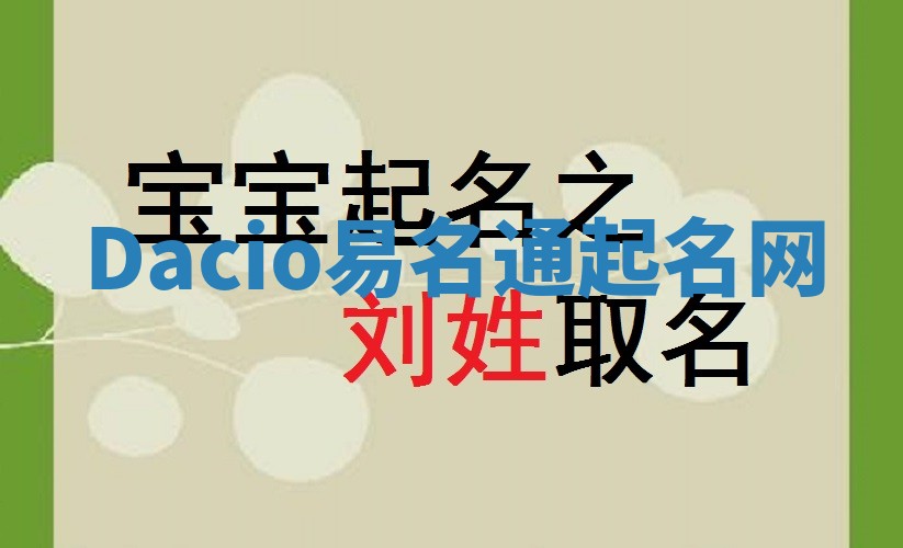 Dacio易名通起名网