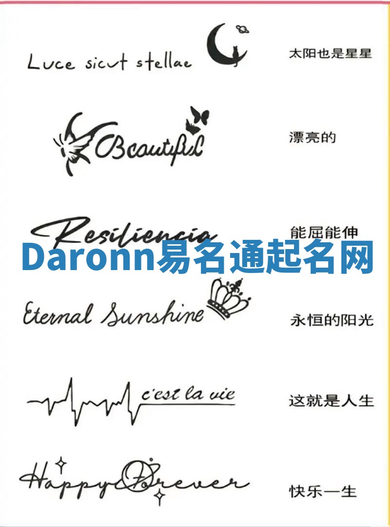 Daronn易名通起名网