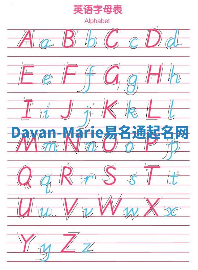 Davan-Marie易名通起名网