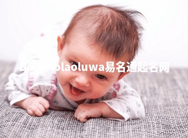 Diekololaoluwa易名通起名网