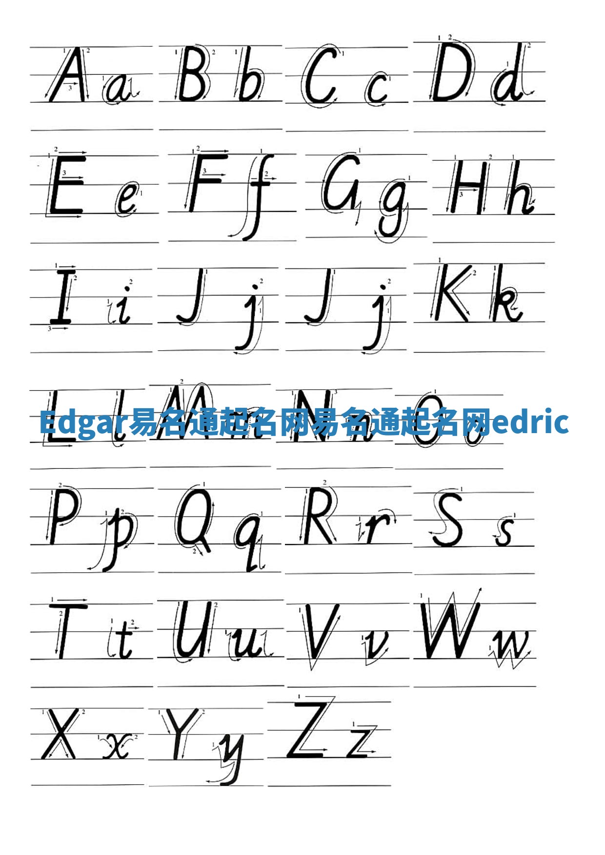 Edgar易名通起名网_易名通起名网edric