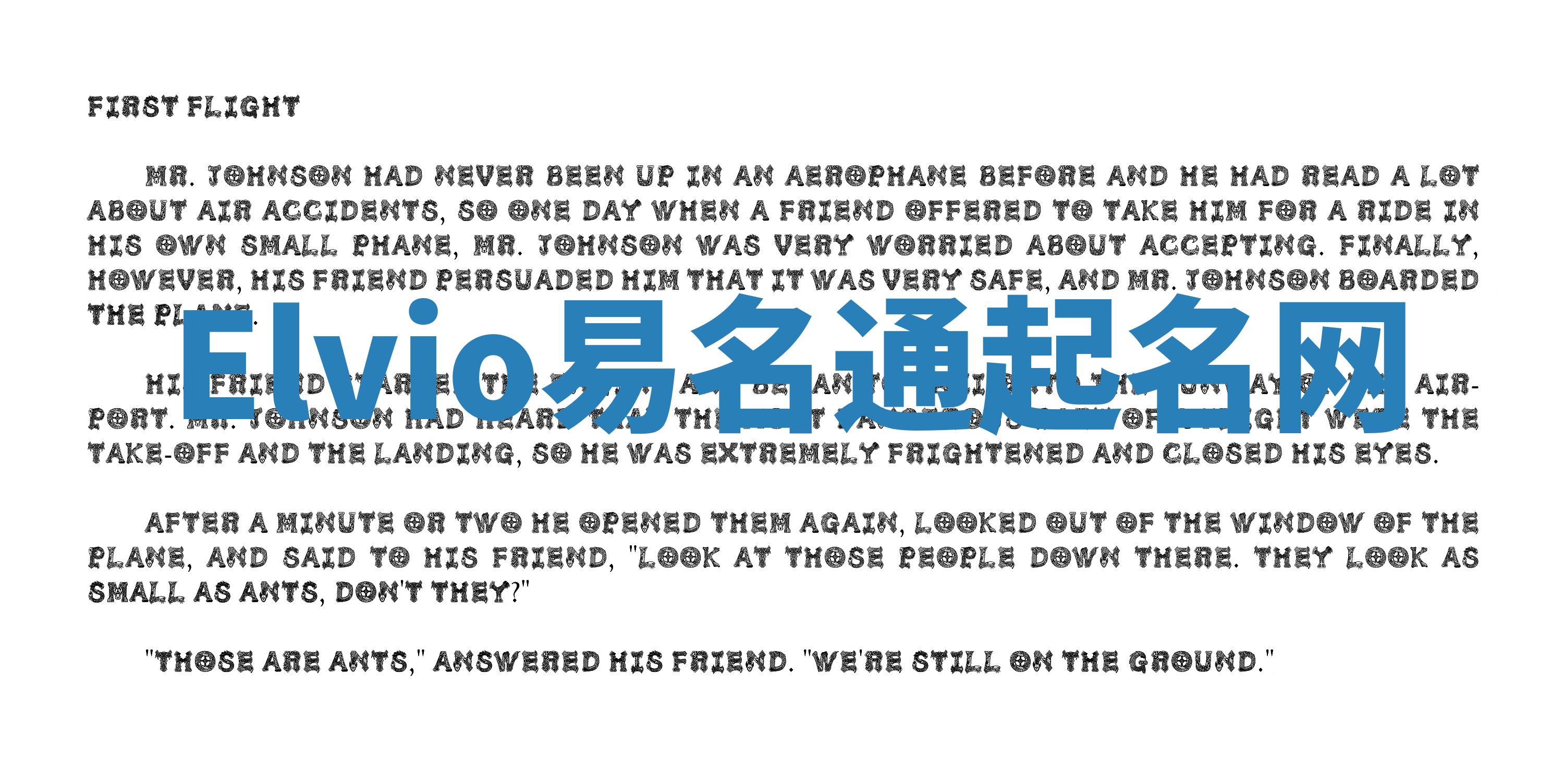 Elvio易名通起名网