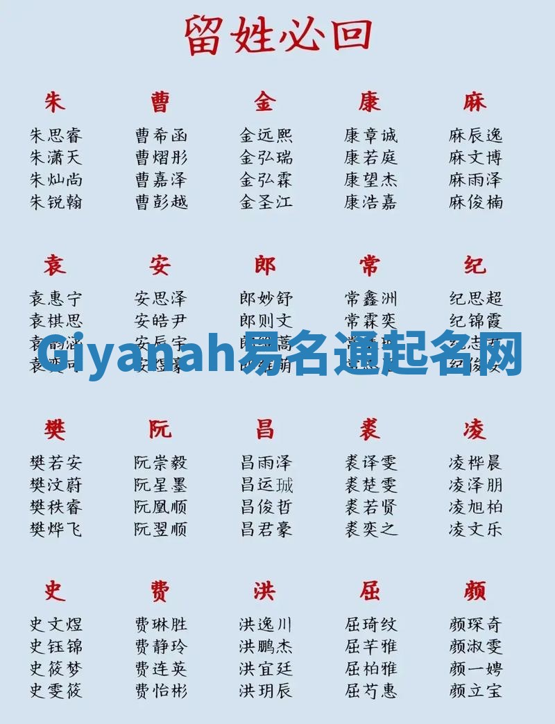 Giyanah易名通起名网 Giyanah易名通起名网