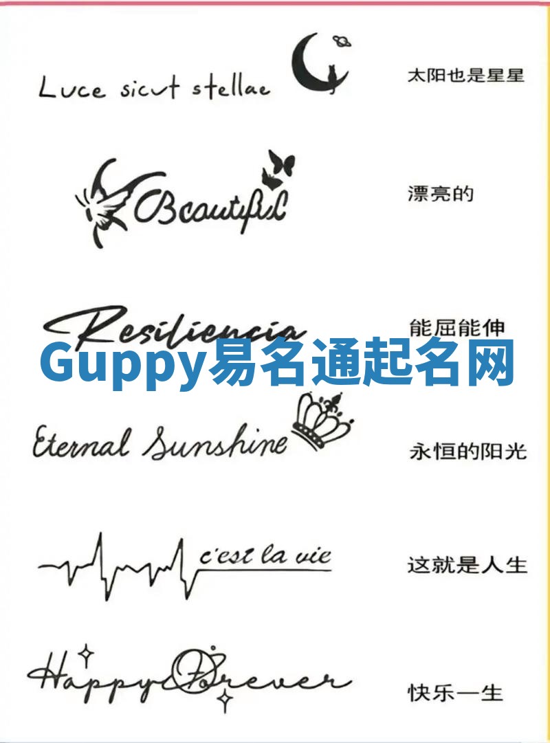 Guppy易名通起名网