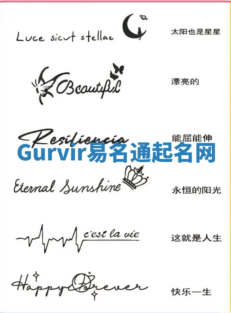 Gurvir易名通起名网