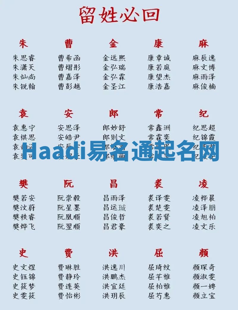 Haadi易名通起名网