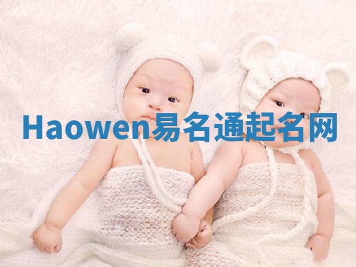 Haowen易名通起名网