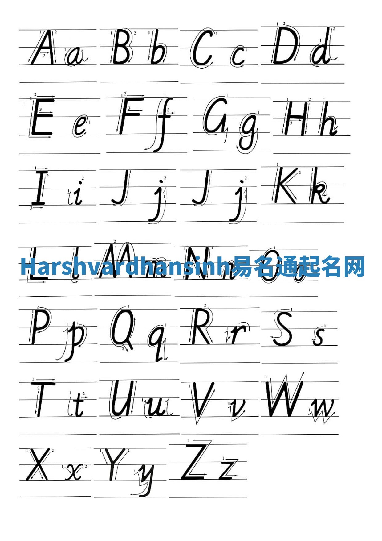 Harshvardhansinh易名通起名网