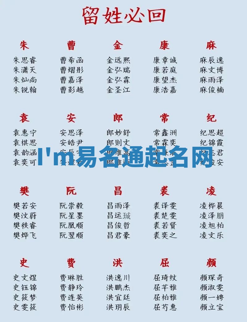 I'm易名通起名网 I'm易名通起名网