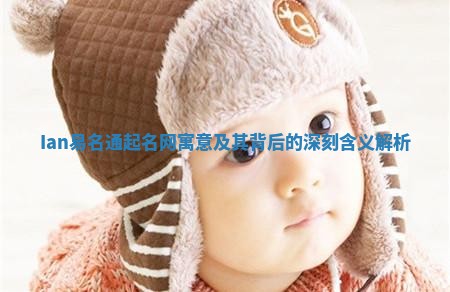 Ian易名通起名网寓意及其背后的深刻含义解析 Ian易名通起名网寓意及其背后的深刻含义解析