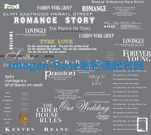 Imogen-Rose易名通起名网