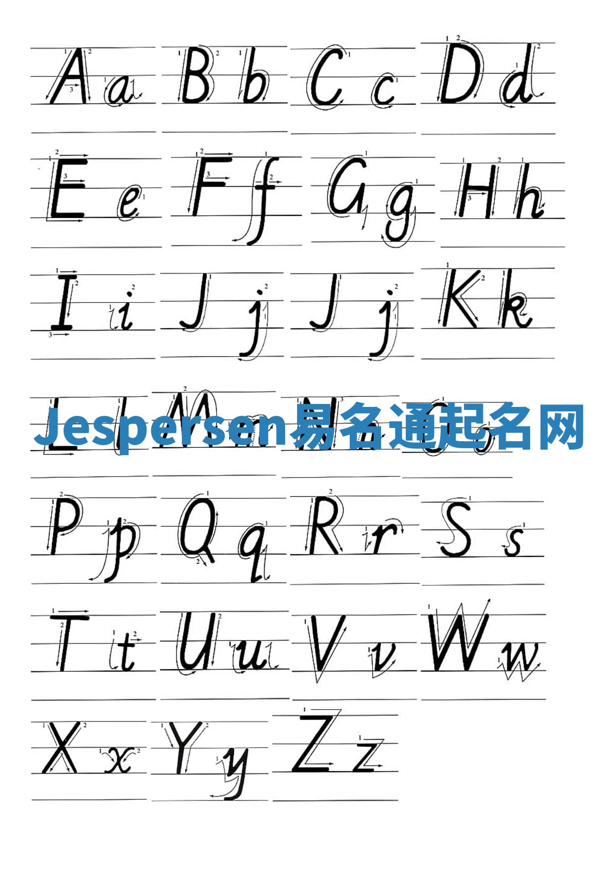 Jespersen易名通起名网