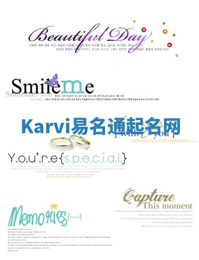 Karvi易名通起名网