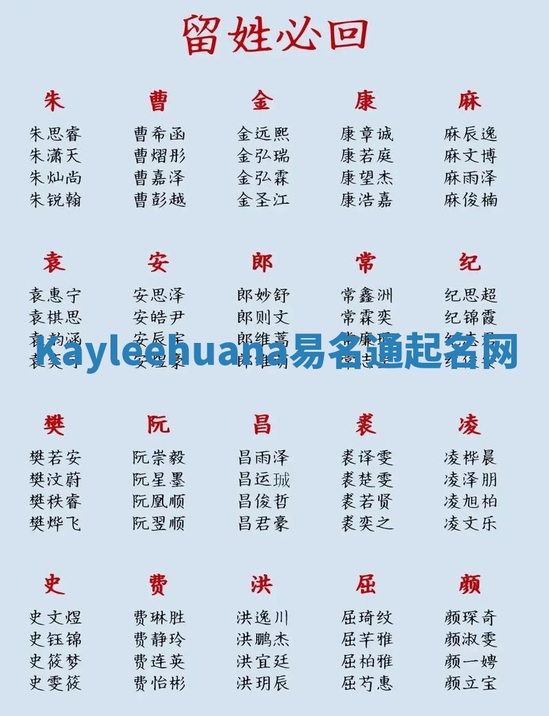 Kayleehuana易名通起名网