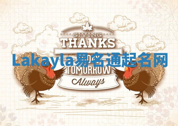 Lakayla易名通起名网