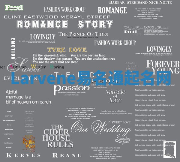 Larvene易名通起名网 Larvene易名通起名网