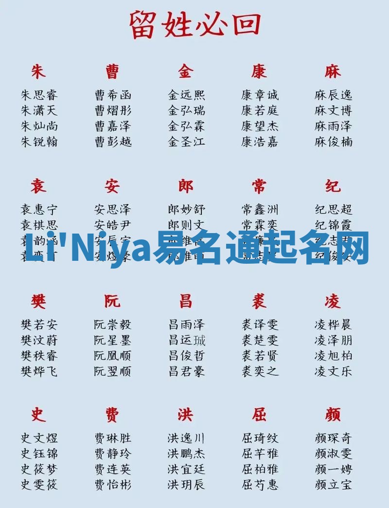 Li'Niya易名通起名网