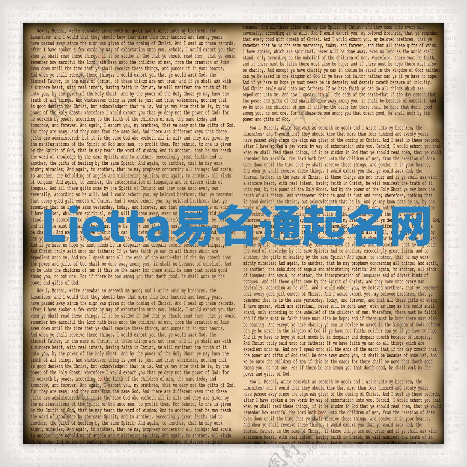 Lietta易名通起名网