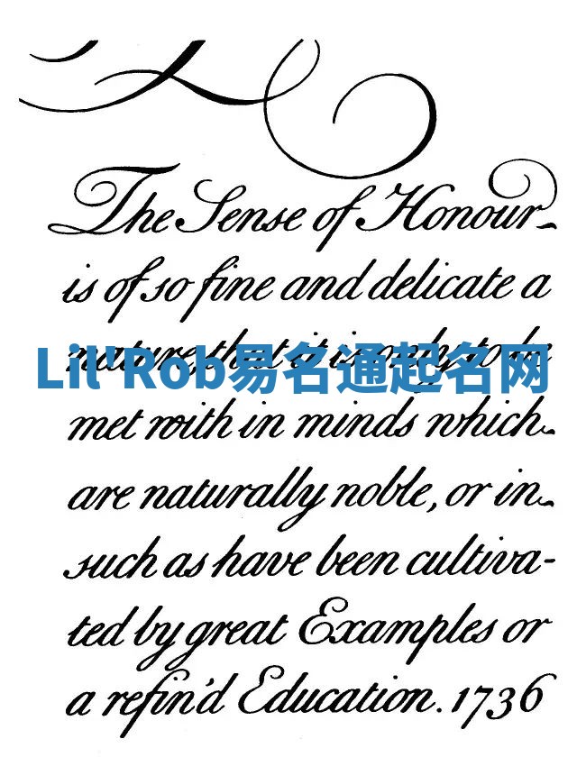 Lil'Rob易名通起名网