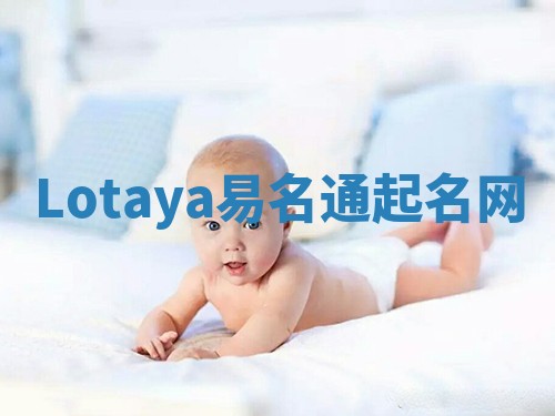 Lotaya易名通起名网 Lotaya易名通起名网