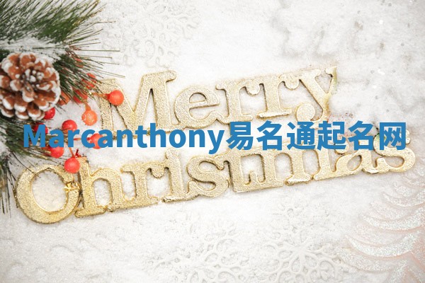 Marcanthony易名通起名网