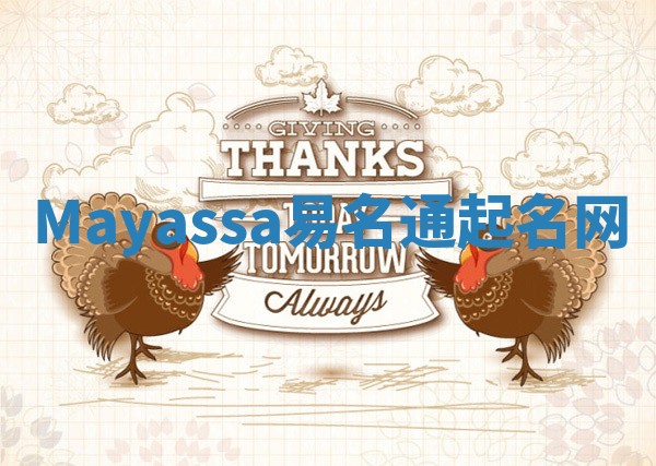 Mayassa易名通起名网