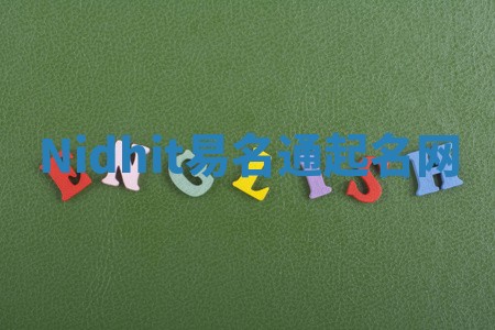 Nidhit易名通起名网