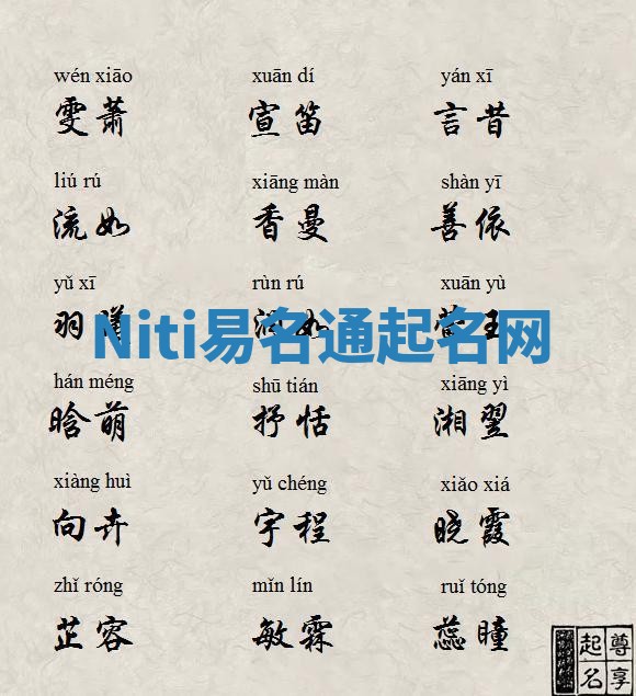 Niti易名通起名网