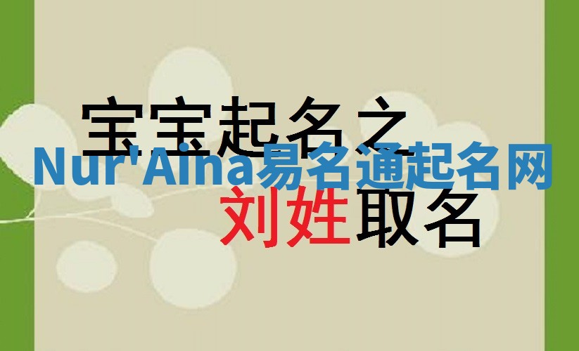 Nur'Aina易名通起名网