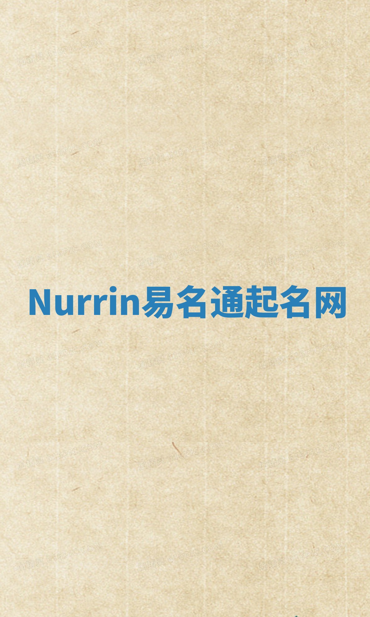 Nurrin易名通起名网