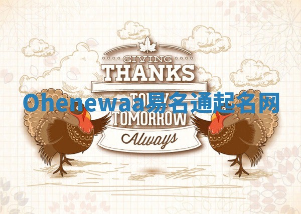 Ohenewaa易名通起名网