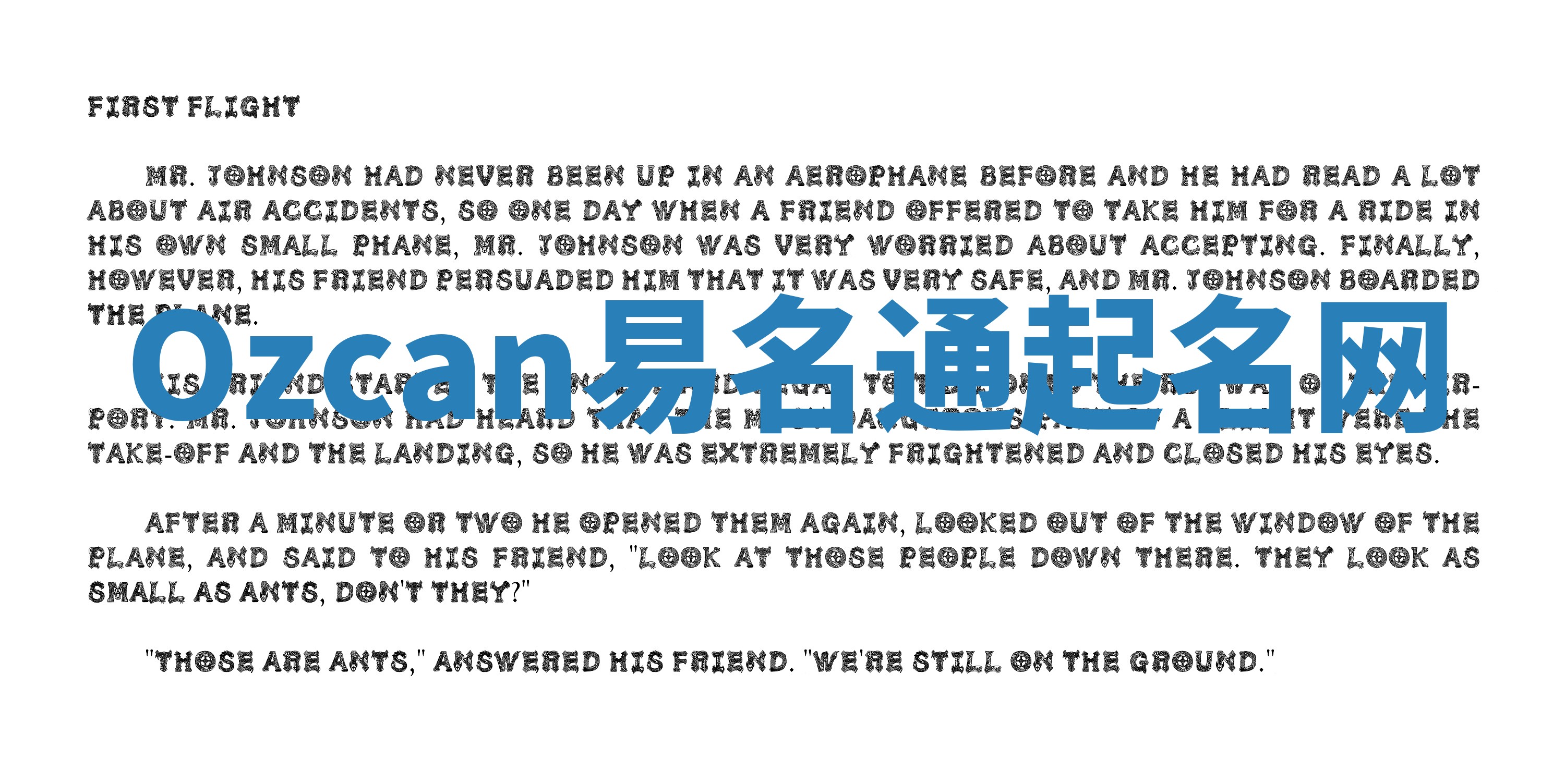 Ozcan易名通起名网