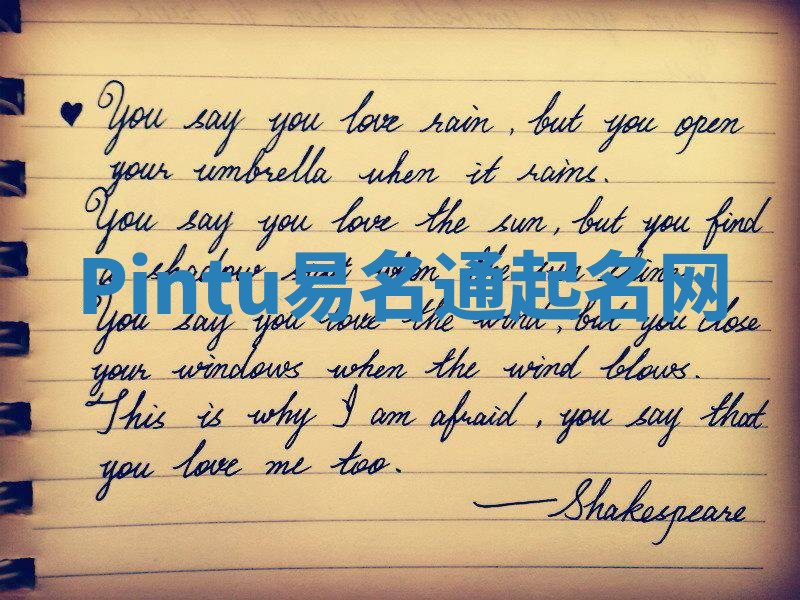 Pintu易名通起名网