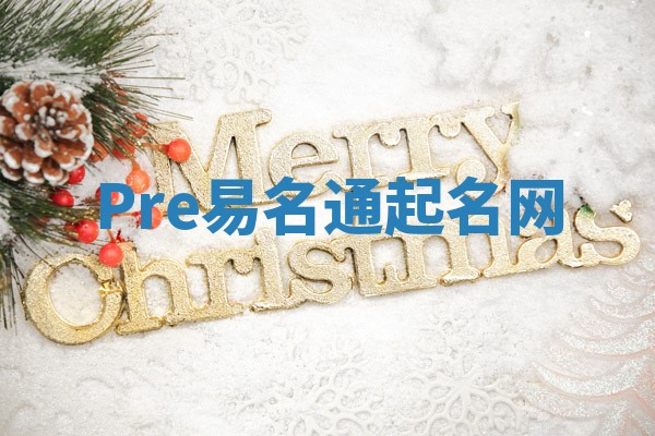 Pre易名通起名网