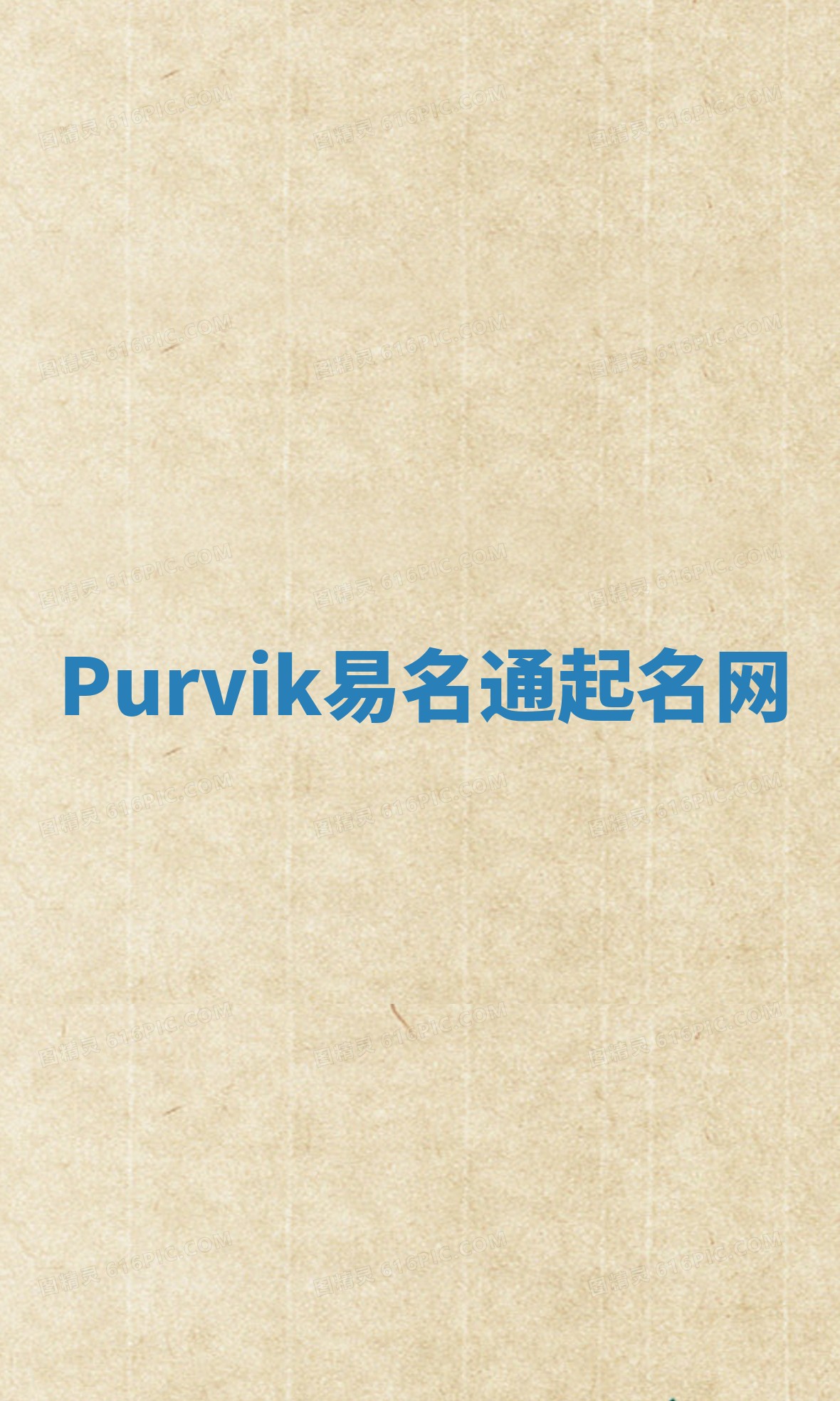 Purvik易名通起名网